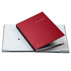 Libro firma - 14 intercalari - 24x34 cm - rosso - Fraschini