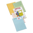 Cartelline a L con finestra Sintex - cartoncino 120 gr - 22x31 cm - mix 5 colori - Blasetti - conf. 20 pezzi