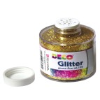 Barattolo Glitter - grana fine - 150ml -  oro - DECO