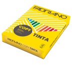 Carta Copy Tinta - A4 - 80 gr - colori  forti giallo - Fabriano - conf. 500 fogli