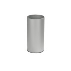 Portaombrelli tondo - 20 L - diametro 24 cm - H 49 cm - metallo - grigio - Stilcasa