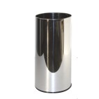 Portaombrelli tondo - 20 L - diametro 24 cm - H 49 cm - inox - StilCasa