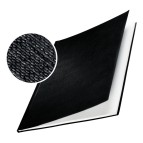 Copertine Impressbind - rigide - 3,5 mm - finitura lino - nero - Leitz - scatola 10 pezzi
