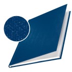 Copertine Impressbind - rigide - 7 mm - finitura lino - blu - Leitz - scatola 10 pezzi
