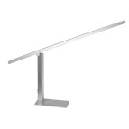 Lampada da tavolo Seattle 9074 - a led - 62,5 x 25 x 16,5 cm - 3 W - metallo satinato - silver - Alco