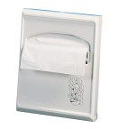 Dispenser per carta copriwater Mini - 23x5,5x29,5 cm - bianco - Mar Plast