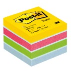 Blocco foglietti Minicubo - 2051-U - 51 x 51 mm - 72 gr - colori assortiti - 400 fogli - Post it