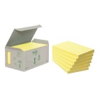 Blocco Post it  Z Notes Green - 655-1B - 76 x 127 mm - giallo - 100 fogli - riciclabile 100 - Post it