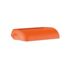 Coperchio per cestino gettacarte Soft Touch - 33,5x22,5x9 cm - 23 L - arancio - Mar Plast