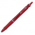 Penna a sfera a scatto Acroball Plastic - punta 0,7mm - rosso  - Pilot