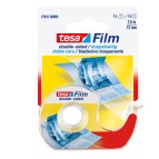 Nastro biadesivo Tesa Film - in chiocciola - 1,2 cm x 7,5 m - trasparente - Tesa
