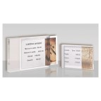 Porta prezzi da banco - materiale acrilico - taglia medium (10x14x2 cm) - Tecnostyl