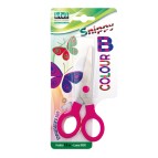 Forbici Snippy Soft - impugnatura plastica morbida - punta tonda - lama in acciaio - 13 cm - colori assortiti - Lebez