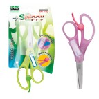 Forbici Snippy - impugnatura personalizzabile - punta tonda - 13 cm - lama in acciaio - colori assortiti - Lebez