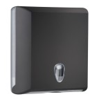 Dispenser asciugamani piegati Soft Touch - 29x10,5x30,5 cm - nero - Mar Plast