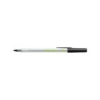 Penna a sfera a scatto con cappuccio ECOlutions - punta 1,0mm - nero  - Bic  - conf. 60 pezzi