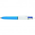 Penna a sfera a scatto  multifunzione  4 Colours Mini  - punta 1,0mm - nero, blu, rosso, verde - Bic -  conf. 12 pezzi