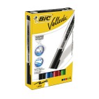 Marcatori Whiteboard Marker Velleda liquid Ink - punta tonda 2,3mm - astuccio  4 colori - Bic