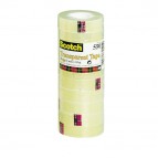 Nastro adesivo Scotch® 550 - 15 mm x 66 mt - trasparente - Scotch® - torre 10 rotoli