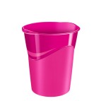 Cestino Gloss - altezza 33,4 cm - diametro 30,5 cm - 14 L - rosa pepsi - CEP