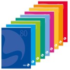 Maxiquaderno Color 80 - A4 - 1 rigo - 80 fogli - 80gr - copertina 250gr - BM