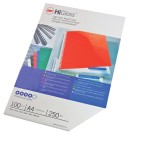 Copertine HiGloss per rilegatura - A4 - cartoncino lucido - bianco - 250 gr - GBC - conf. 100 pezzi