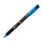 Marcatore a base d'acqua Uni Posca Pen PC1M - punta extra fine 0,7mm - azzurro  - Uni Mitsubishi