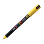 Marcatore a base d'acqua Uni Posca Pen PC1M - punta extra fine 0,7mm - giallo  - Uni Mitsubishi