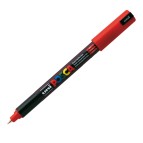 Marcatore a base d'acqua Uni Posca Pen PC1M - punta extra fine 0,7mm - rosso  - Uni Mitsubishi