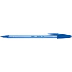 Penna a sfera con cappuccio Cristal Soft  - punta 1,2mm - blu - Bic - conf. 50 pezzi