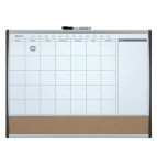 Organizer magnetico con calendario mensile - 58,5x43 cm - Nobo