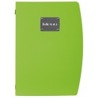 PortamenU' Rio - A4 - 24x34 cm - verde - 1 inserto doppio incluso - Securit