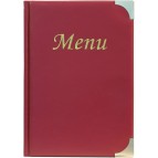 PortamenU' Basic - A5 - 18x25 cm - PVC - bordeaux - 4+2 buste fisse incluse - Securit