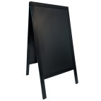 Lavagna Sandwich - cavalletto nero - 69x125 cm - Securit