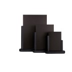 Lavagna da tavolo Elegant - A5 - 20x23x6 cm - nero - Securit