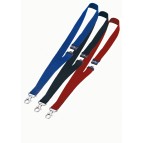 Cordoncini portabadge - larghezza 20 mm - blu - Durable - conf. 10 pezzi