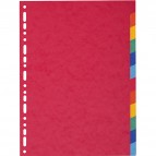 Separatore Forever - 12 tacche - cartoncino riciclato 220 gr - A4 - multicolore - Exacompta