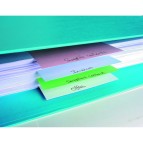 Separatori orizzontali Forever - cartoncino riciclato 180 gr - 10,5x24 cm - colori assortiti - conf. 100 pezzi