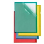 Cartelline a L Poli 150 Color - PPL - buccia - 21x29,7 cm - blu - Sei Rota - conf. 25 pezzi