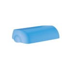 Coperchio per cestino gettacarte Soft Touch - 33,5x22,5x9 cm - 23 L - azzurro - Mar Plast