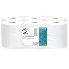 Asciugamani in rotolo Autocut Dissolve Tech - goffratura micro - 2 veli - 20 gr -19,8 cm x 140 mt - diametro 18,5 cm - Papernet