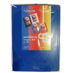 Portablocco con molla in metallo - copertina in PPL - A4 - blu - Iternet