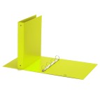 Raccoglitore Europa Neon - 4 anelli tondi 30 mm - dorso 4 cm - 22x30 cm - giallo neon - Favorit