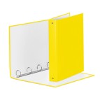 Raccoglitore Meeting - 4 anelli tondi 30 mm - dorso 4 cm - 22x30 cm - PPL - giallo vivida - Esselte