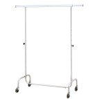 Stender appendiabiti professionale AC0081 - 105/175 x 50 x 141/191 cm - acciaio - Serena Group