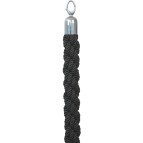 Cordone intrecciato per colonnina segnapercorso - colore nero - lunghezza 150 cm - Securit