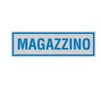 Targhetta adesiva - MAGAZZINO - 165x50 mm - Cartelli Segnalatori