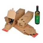 Scatola CP 181 per bottiglie - modulo base per 1 bottiglia - 74x74x305 mm - ColomPac