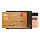 Portadocumenti RFID Hidentity  Duo per bancomat /carta di credito - PVC - 8,5x6 cm - nero - Exacompta