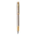 Penna stilografica IM Premium - Metal Chiselled - stilo M - grey - Parker